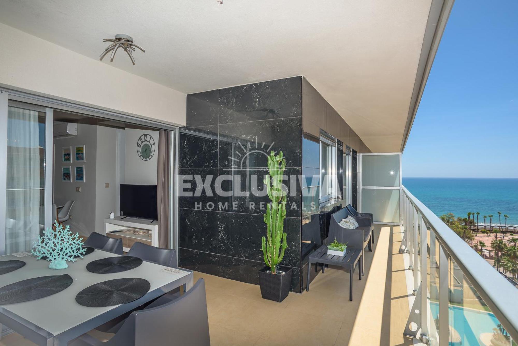 Apartamento Albamarina, 1ªlinea, Magic World, Vistas Al Mar! 오로페사델마르 외부 사진